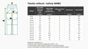 Softshellové kalhoty dětské  Jednorožci - petrolejová Wamu