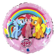 Fóliový nafukovací balónek My Little Pony kruh 18"/46 cm 