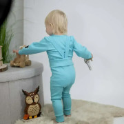 Rastúce body rebrované Turquoise - tyrkysová Esito