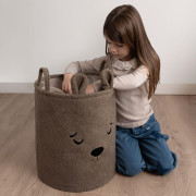 Kôš na hračky Premium Bouclé so šnúrkou 43 l Sipo