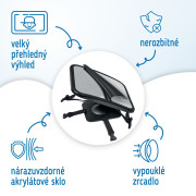 Spätné zrkadlo na dieťa na zadnú opierku Sipo