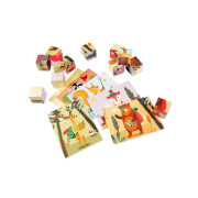 Drevené obrázkové kocky Kvído