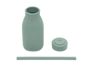 Fľaša so slamkou Platinum Silicone KikkaBoo