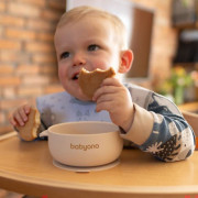 Silikónová miska s prísavkou a viečkom BabyOno