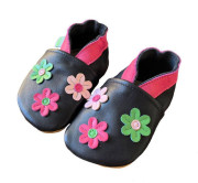 Kožené capáčky Barefoot Veľ. M (6-12 mes.) Hopi Hop