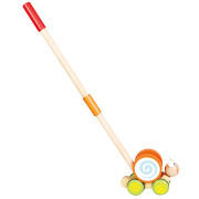 Jazdík slimák na tyči drevený 55 cm