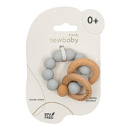 Detské silikónové hryzátko s guličkami New Baby