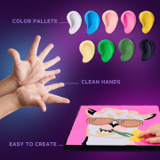 Maľovanie hmotou podľa čísel Lama 29 x 29 cm Okto