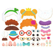 Magnetické Inzebox Veselé tváre Djeco