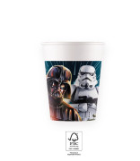 Tégliky papierové eko - Star Wars - Galaxia 200 ml/8 ks