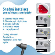 Bezpečnostný zámok na dvierka rúry, odolný voči teplu 1 ks Sipo