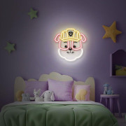 Dekoratívne LED neón Tlapková patrola - Rubble