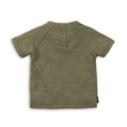 Tričko chlapčenské s krátkym rukávom, Minoti, Cactus 1, khaki veľ. 86/92