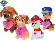 Paw Patrol so srdiečkom 19 cm sediaci