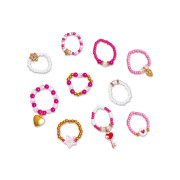 Atelier Kreatívna súprava Výroba šperkov Perlové prstene 10 ks Janod