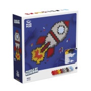 Plus-Plus Skladaj podľa čísel - Raketa 500 ks