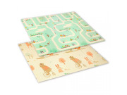 Podložka penová edukačná XPE pena 180x200 cm Zvieratká BABYONO