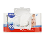 Opakovane použiteľný uzáver na vlhčené obrúsky Akuku