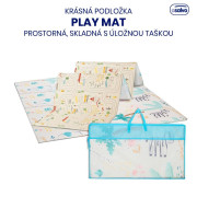 Hracia podložka Play Mat XXL 200 x 180 cm Animals city Asalvo