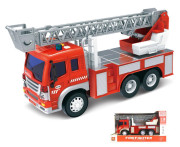 Auto hasičské s rebríkom a efektmi 28 cm - český obal