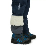 Detské softshellové otepľovačky na zimu Lamb Black Esito