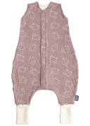 Merino spací vak s nožičkami ovečky hnedej