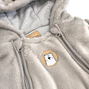 Zimná dojčenská kombinéza s rukavicami Pidilidi Beige