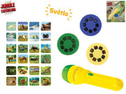 Jungle Expedition projektorové svietidlo 11,5 cm na batérie so svetlom 24 obrázkov na karte