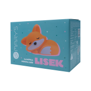 LED silikónová nočná lampička dotyková - líštička Mary's