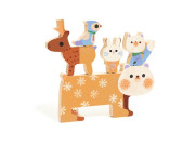 Drevené puzzle WoodyStack 5 ks Djeco