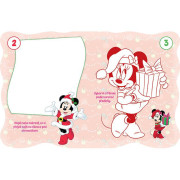Najkrajšie vianočné omaľovánky so samolepkami Minnie