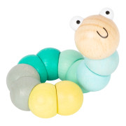 Červ/húsenica kĺbový drevo 16 cm