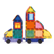 Magnetická stavebnica s autami 63 ks Ľudí