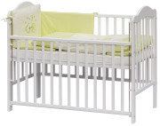 Detská postieľka s kompletnou výbavou Scarlett 120 x 60 cm - Nechtík - zelená