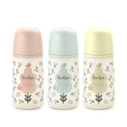 Dojčenská fľaša 270 ml fyziologická M Birdies Suavinex