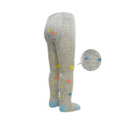 Pančucháče s protišmykom 3x ABS veľ. 80/86 šedé - hviezdy Be Snazzy