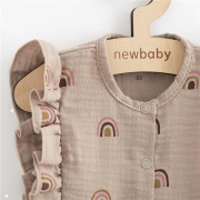 Letné dojčenské mušelínové šaty New Baby Rainbow
