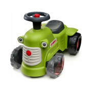 Odstrkovadlo traktor Claas svetlo zelený s volantom