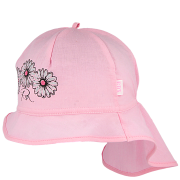 Dievčenské letný klobúk s plachetkou Kopretiny Ružový RDX