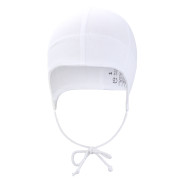 Čiapka tenká zaväzovacia plochý šev Outlast® UPF 50+ biela Little Angel