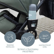 Držiak na pitie na kočík Ultra, Black