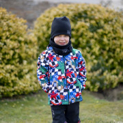 Detská softshellová bunda Duo Play of colors biela Esito