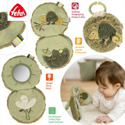 Plyšová knižka chameleon, Crazy Baby Fehn