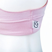 Šatka tenká šilt Outlast® UV 50+ ružové baby/kytky Little Angel