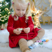 Navliekanie Zvieratká Pastel 13 ks