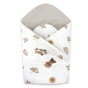 Novorodenecká zavinovačka bavlna Méďa pilot