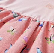 Body šaty tenké set Outlast® UPF 50+ Sv. broskyňová, motýliky