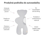 Priedušná podložka proti poteniu do autosedačky Sleepee