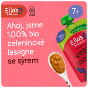 BIO Zeleninové lasagne so syrom 130 g Ella's Kitchen