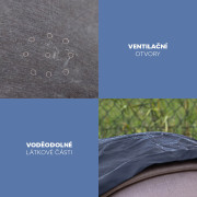 Pláštenka na kočík univerzálna exclusive Black Zopa